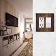 thumbnail image 5 of Yayeee Rocker Switch Wall Plate 3-Gang 6.5"x4.6" Home Decorative Outlet Cover, Wood Grain, 5 of 6
