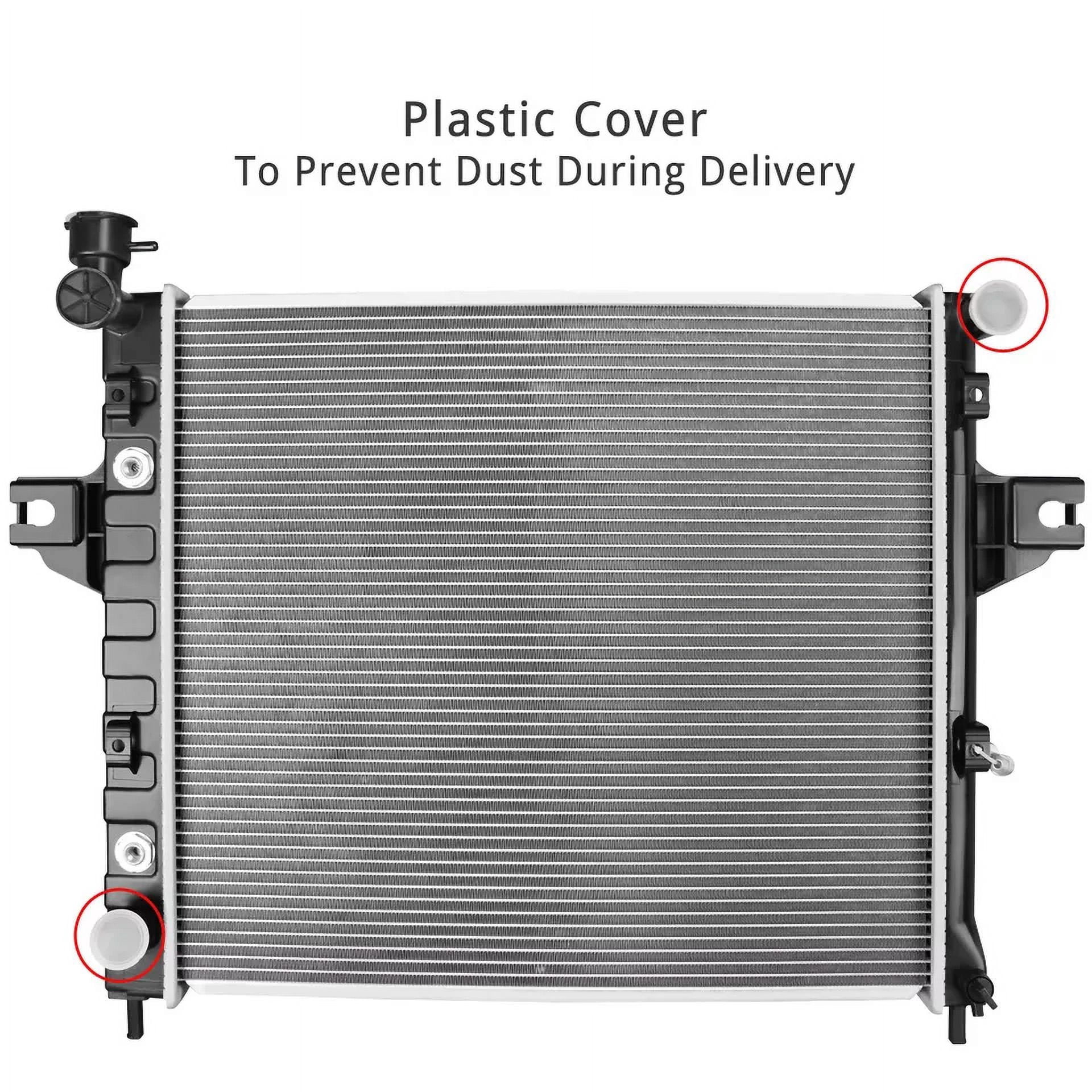 LEDKINGDOMUS Radiator Compatible with 1999-2004 Grand Cherokee Laredo Limited Sport SE 6Cyl 4.0L L6