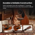 thumbnail image 3 of Fender CD-60S Solid Top Dreadnought Acoustic Guitar - All Mahogany w/ Hard Case, 3 of 9