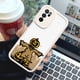 thumbnail image 3 of "Expresa tu estilo con una moderna funda plateada mate de doble capa con gráficos para iPhone", 3 of 4
