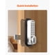 thumbnail image 5 of Cerradura mecánica para puerta de entrada sin llave VEVOR, 14 llaves, impermeable, 5 of 9