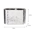thumbnail image 3 of ELLE Paris Hammered Metallic Ceramic Toothbrush Holder, 3 of 4