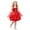 #02-RD2, variant on Toddler Girl Halloween Dress, Girls Sequin Party Dress Pleated Solid Neck Mesh Tutu Gown for Outdoor Holiday Stage Celebration Toddler Little Kid Big Girl, Halloween Gifts