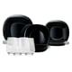 thumbnail image 1 of Vajilla Carine de Opal Negro con Vaso 16 Piezas, 1 of 3