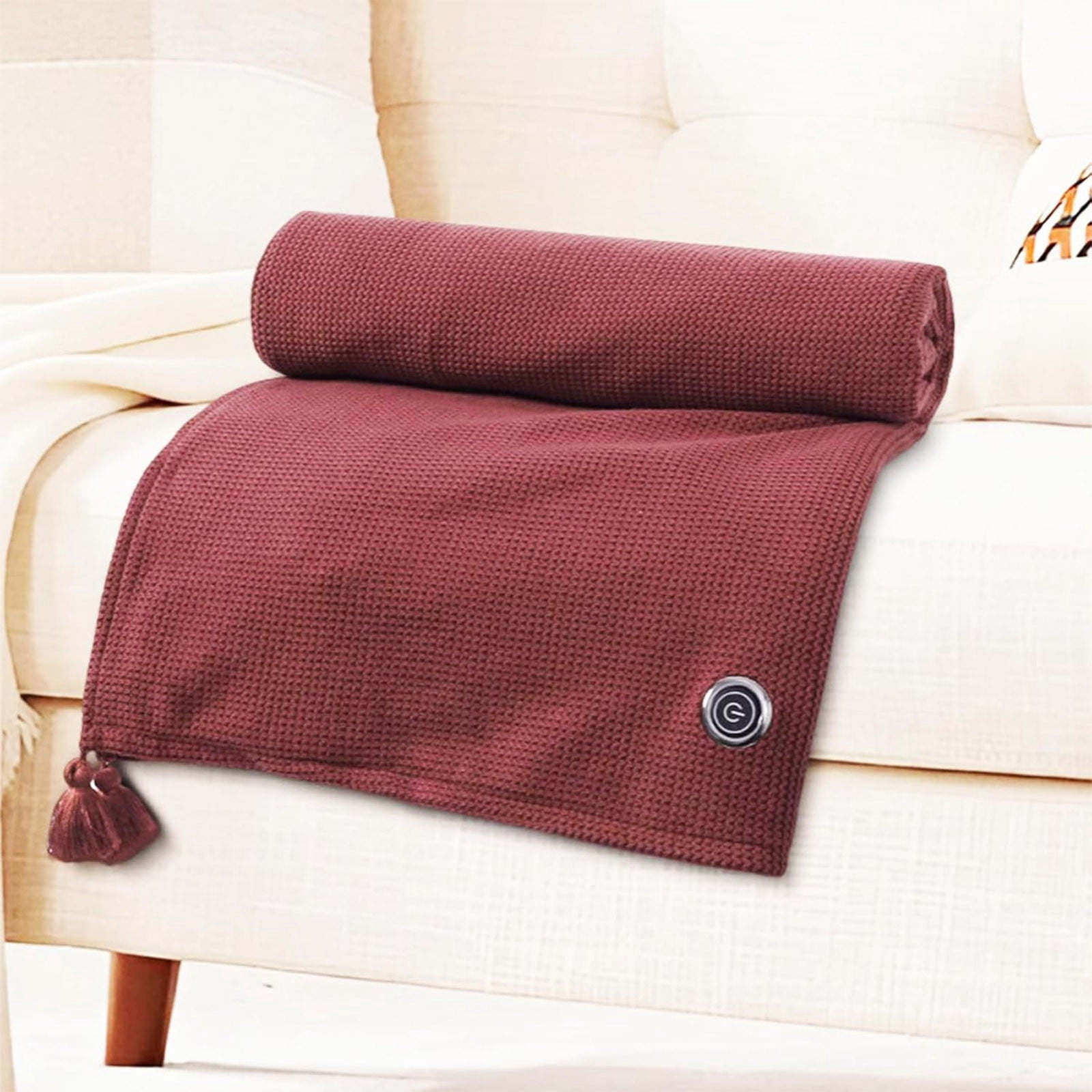Seyotauo Heated Shawl Wraps for Women, Portable Heated Blanket, Wearable Heated Shawl Cordless, Washable Soft Zipper Electric Cordless Heated Blankets, 2025 Winter Warm USB Powered Heating