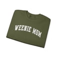 thumbnail image 3 of Weenie Mom Dachshund Wiener Dog Mama Sweatshirt Gifts Crew Neck Shirt Long, 3 of 5