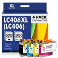 thumbnail image 1 of Cartuchos de tinta Toner Bank LC406XL LC406 para impresora Brother, 1 of 8