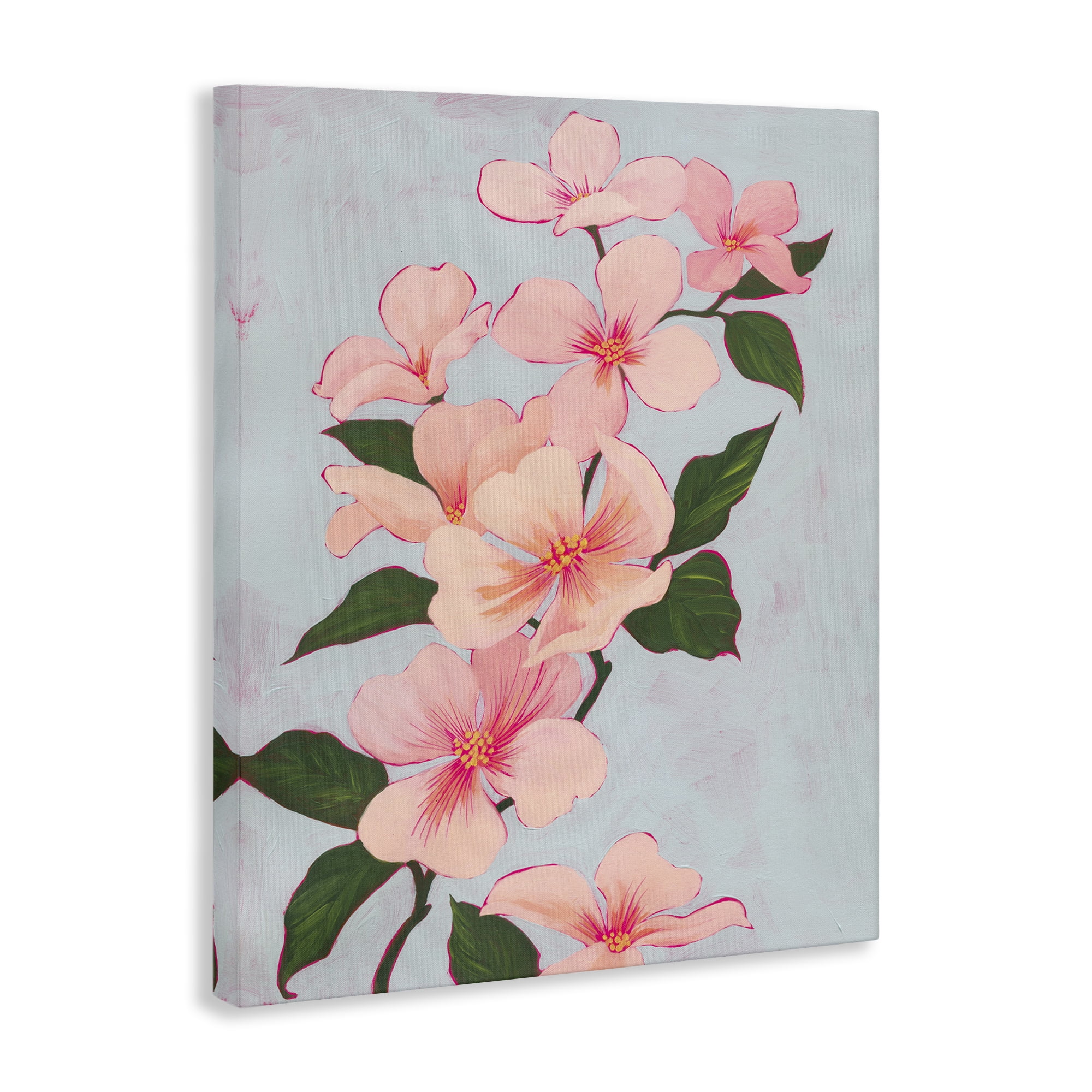 Stupell Industries Delicate Cherry Blossoms Botanical & Floral Painting Gallery Wrapped Canvas Art Print Wall Art, 30 x 40