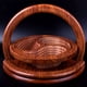 thumbnail image 4 of de Fruta Tallado en Madera Hecho A Mano Cesta de Fruta de Madera Cesta Plegable de Fruta Cestas Plegables para Pan y Nueces, 1 Rejillas, 4 of 5