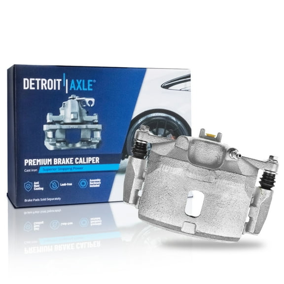 Detroit Axle - Front Passenger Side Brake Caliper w/ Bracket Replacement for 2001-2005 Honda Civic Acura EL