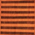 thumbnail image 1 of Ahgly Company Indoor Square Abstract Orange Modern Area Rugs, 5' Square, 1 of 4