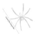 thumbnail image 4 of Halloween Tricky Toys Plastic Realistic Simulation Animals Decor Toy Funny Halloween Props Scary Party Decorations, White, 50Pcs, 4 of 6
