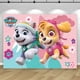 thumbnail image 3 of Fondo para fiesta de cumpleaños de Paw Patrol Skye Everest para niñas de 1, 2 y 3 años, pancarta para estudio fotográfico con flores rosas, póster decorativo, 3 of 5