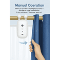 thumbnail image 4 of Toyanc Smart Wi-Fi Automatic Curtain Motor Opener Robot for Roman Rod and Tracks, Energy Saving, White, ABS, 1 pack, 4 of 12