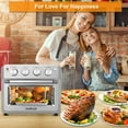 DAWAD Air Fryer Toaster Oven Combo, Countertop Convection Oven with 4