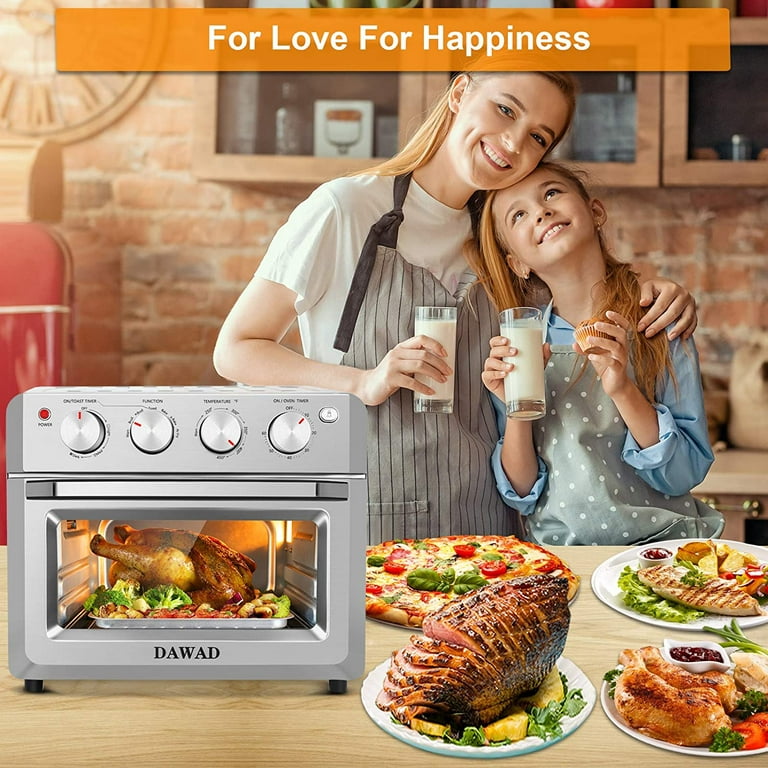 Toaster Oven Air Fryer Combo, DAWAD 19 QT Countertop for Fries