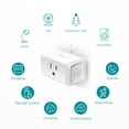 thumbnail image 3 of Plug HS103P2, Smart Home Wi-Fi Outlet Works with Alexa, Echo, Google Home & IFTTT, No Hub Required, Remote Control,15 Amp,UL Certified, (Pack of 2) White, 3 of 4