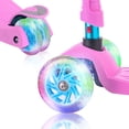 thumbnail image 5 of Trottinette à 3 Roues pour Enfants, Trottinette pour Enfants avec Roues Lumineuses, Conception de Plateau Robuste et 4 Hauteurs Réglables, Convient aux Enfants de 3 à 12 Ans, 5 of 5