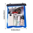 thumbnail image 3 of Waterproof Shoulder Bag Swimming Surfing Beach Water Playing Phone Transparent Toiletry Pouch, 3 of 7