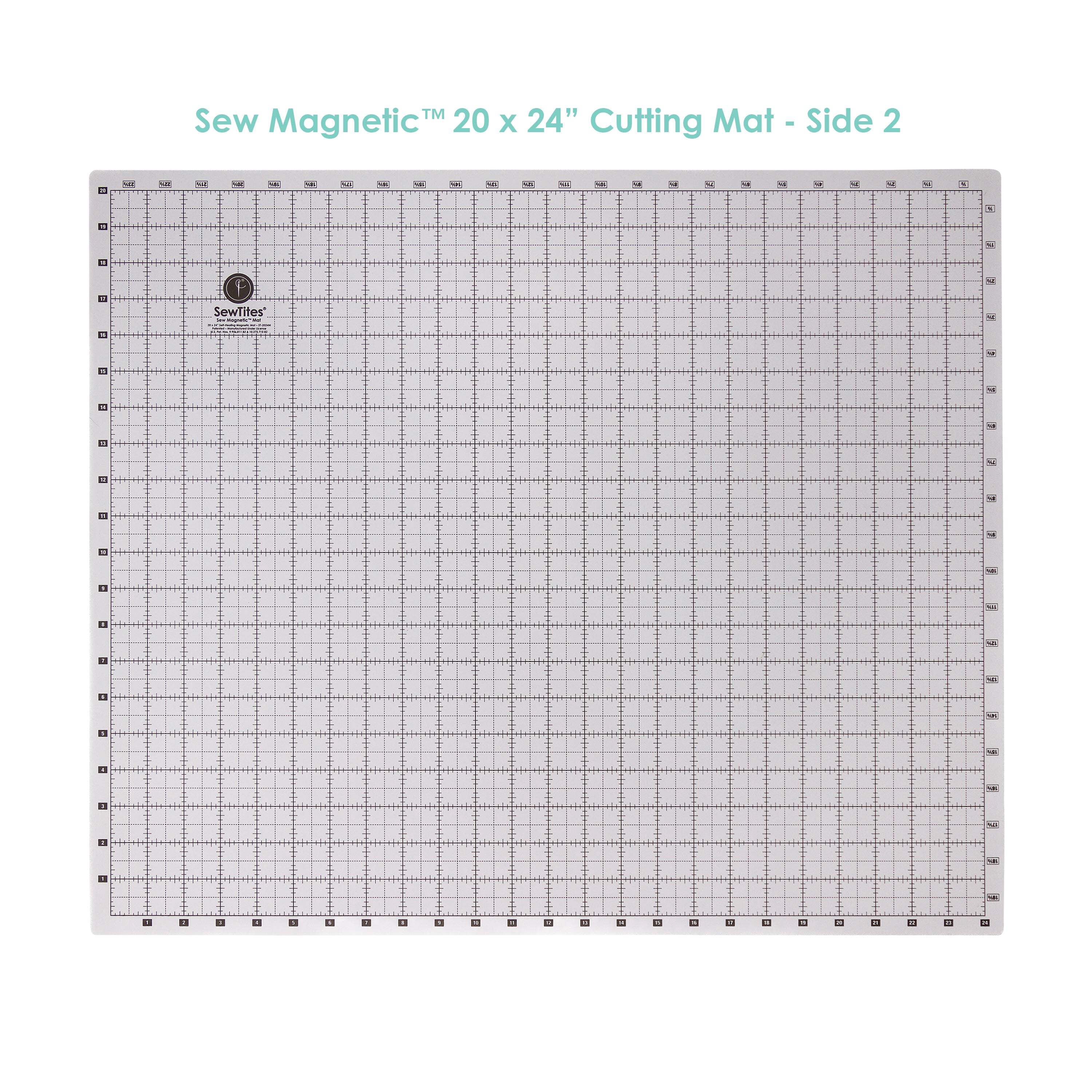 Sew Magnetic 20" x 24" Self-Healing Cutting Mat by SewTites (Right-Handed)