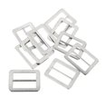 thumbnail image 1 of 10pcs Metal Sliding Bar Tri-glides Wire-formed Roller Pin Buckles Slider Strap Adjuster, 1 of 4