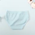 thumbnail image 4 of Huowey Children Kids Briefs Soft Cotton Undies Solid Color Comfortable Breathable Panties,Light Blue,5-6 Years, 4 of 7
