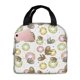 thumbnail image 1 of Balery Donut Sloth Bolsa de Almuerzo Aislada – Caja de Almuerzo con Papel de Aluminio Grueso, Mantiene la Comida Fresca por 4 Horas, 1 of 8