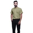 thumbnail image 1 of BESTMAN Printed Shirts For Men Short Sleeve Button Down Casual Cotton Shirt, 1 of 1