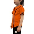 thumbnail image 2 of Lappel Kids Baseball Button Down Jersey League Sports Team Uniforms Size 12 Month to 10 Years Short Sleeve Athletic Sports Tee Shirts Made in USA, 2 of 4