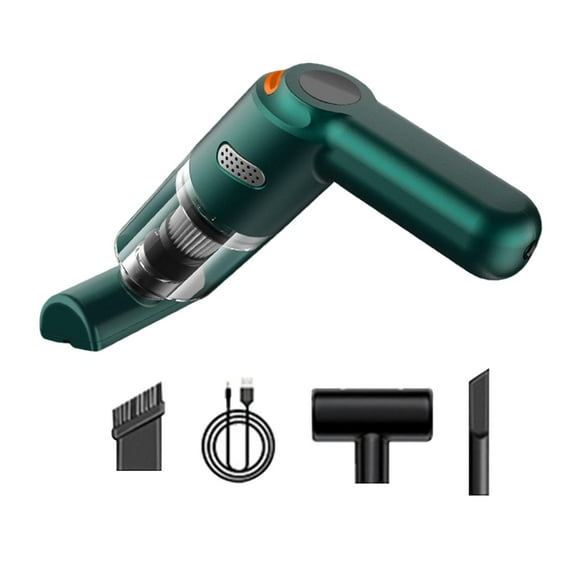 Coche Mini Aspirador Ligero para el hogar del coche Oficina de recolección de polvo Verde Yotijar aspiradora de coche