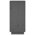 thumbnail image 5 of vidaXL Sideboard Grey 31.5x34x75 cm Solid Wood Pine, 5 of 5