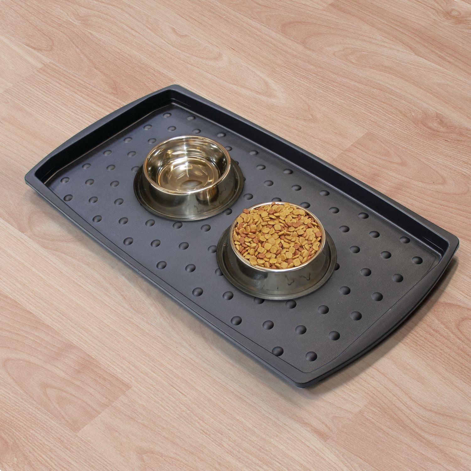 Mainstays 15-inch x 29-inch Black Rectangular Windsor Boot Tray, Multi-purpose utility tray