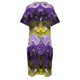 thumbnail image 4 of Vestido de dragón de damasco no binario para mujer, vestido suelto con bolsillo, colores de la bandera del orgullo no binario, 4 of 6