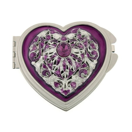 Purple crystal compact