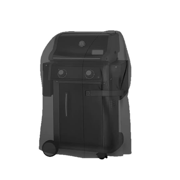 ZHjnG 40 Inch Heavy Duty Oxford Grill Cover, Waterproof Windproof UV Resistant Outdoor BBQ Gas Smoker Cover, Dustproof With Adjustable Straps For Outdoor Barbecue