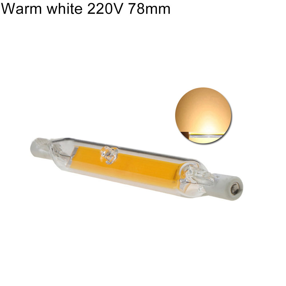 R7S 78/118mm 10/20W COB LED Light Dimmable Lamp Bulb Glass Tube -