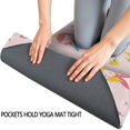 thumbnail image 3 of Fairy Tale Princess Pattern Hot Yoga Mat Towel Non Slip for Hot Yoga - Quick-Drying Yoga Mat Cover with 4 Corner Pockets with Travel Bag - Hot Yoga Towel Non Slip Grip Moisture Wicking Sweat 70"x26", 3 of 6