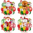 thumbnail image 2 of Juego de globos de látex navideños, muñeco de nieve, bastón de caramelo, película de aluminio, decoración para fiestas, globos de tela con lentejuelas, 2 of 5
