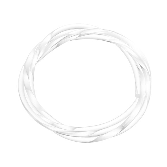 Unique Bargains 1.5M 4.92ft 5mm 0.20' Transparent Universel Câble de Lueur Côté Fibre Optique pour Voiture