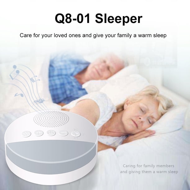 Accesorios para equipos de audio Ayuda para dormir de plástico con música de luz nocturna, instrumento portátil para dormir para bebés, ayuda relajante para dormir, dispositivo de terapia para el cuidado del bebé JShteea Nuevo