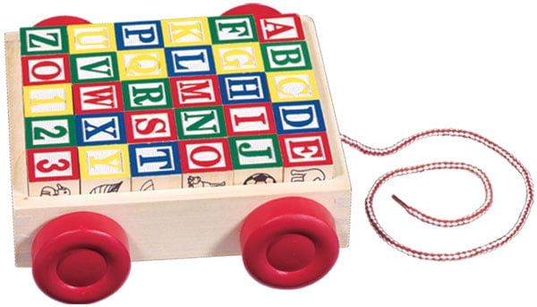 melissa and doug abc block cart