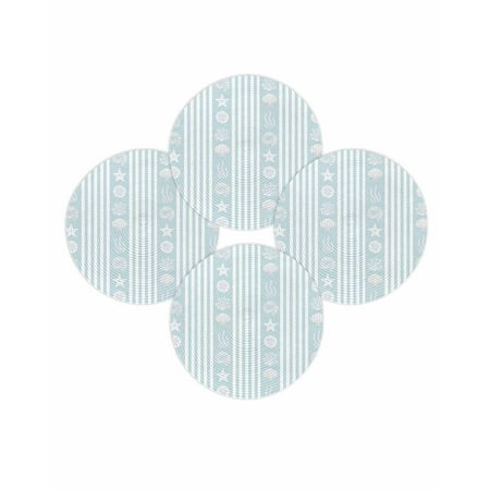 Round Placemats Set of 4 Light Blue Stripes Shell Place Mats Washable Woven Placemat Ocean Starfish Jellyfish Coral Circle Braided Table Mat for Kitchen Dining Table Party Home Decor 15 Inch Round Placemats Set of 4 Light Blue Stripes Shell Place Mats Washable Woven Placemat Ocean Starfish Jellyfish Coral Circle Braided Table Mat for Kitchen Dining Table Party Home Decor 15 Inch