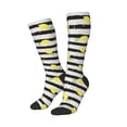 thumbnail image 2 of Daiia Sports Socks Lemon Printed Novelty Crew Socks for Men Women Knee High Socks Cotton Socks Soft & Breathable Support Unisex Socks, 2 of 9