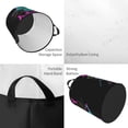 thumbnail image 2 of Balery Rex Dinosaur With Sunglasses Cesta de ropa redonda con asas, impermeable, independiente, para ropa, juguetes, dormitorio y familia-Medium, 2 of 6