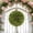 A, variant on Artificial Boxwood Balls, Simulation Grass Milan Grass Decoration, Topiary Pines Needle Grass Artificial Evergreens Cyprus Ball, for Weddings, Parties, Offices, and Home Settings