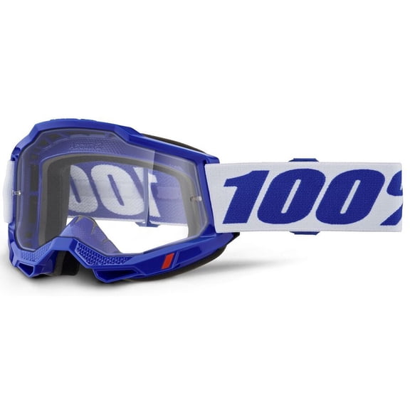 100% Accuri 2 OTG Goggles (One Size Fits Most, Blue / Clear Lens)