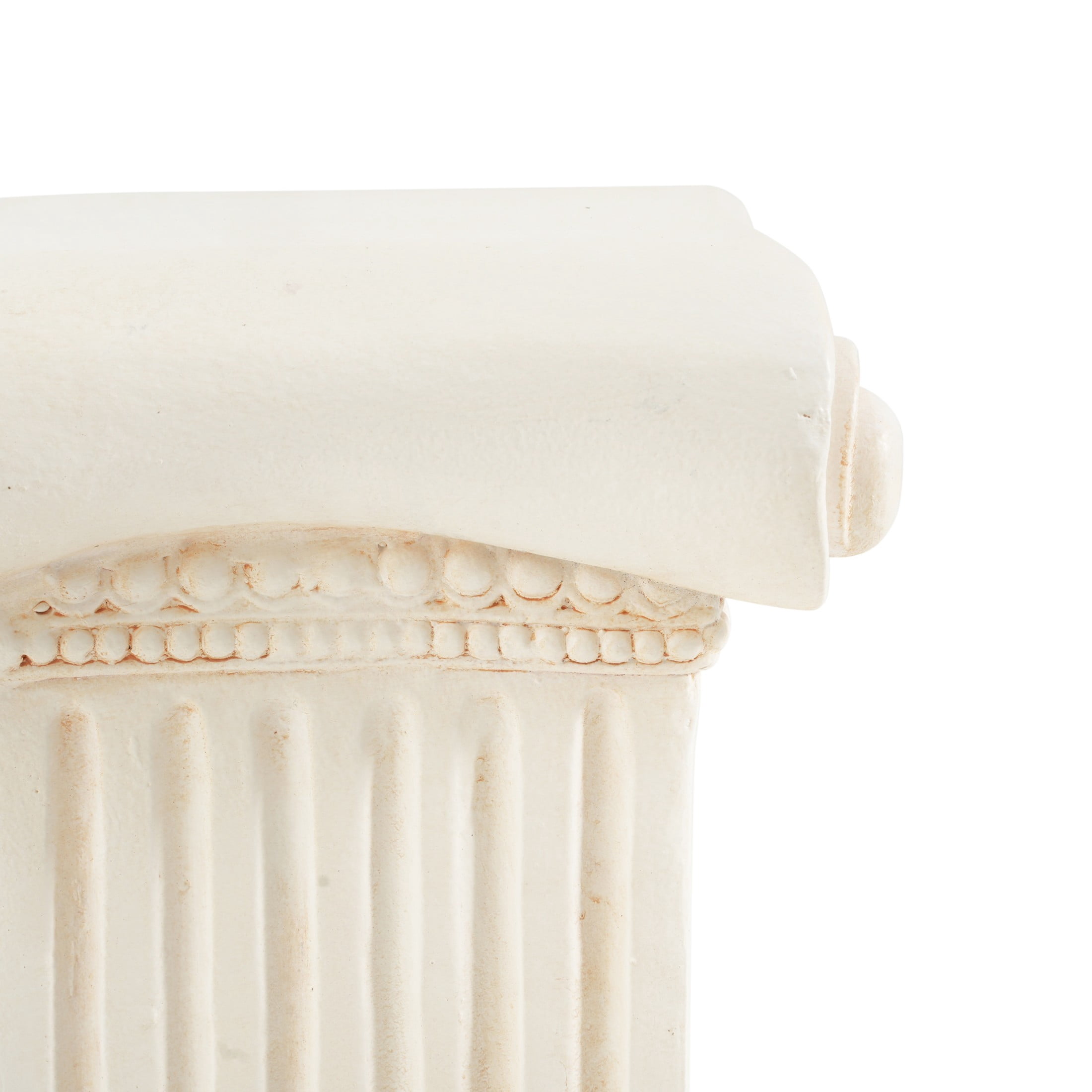 Christopher Knight Home 18.11" MGO Roman Column Stand, Decorative Plants & Flowers Pedestal, Antique White