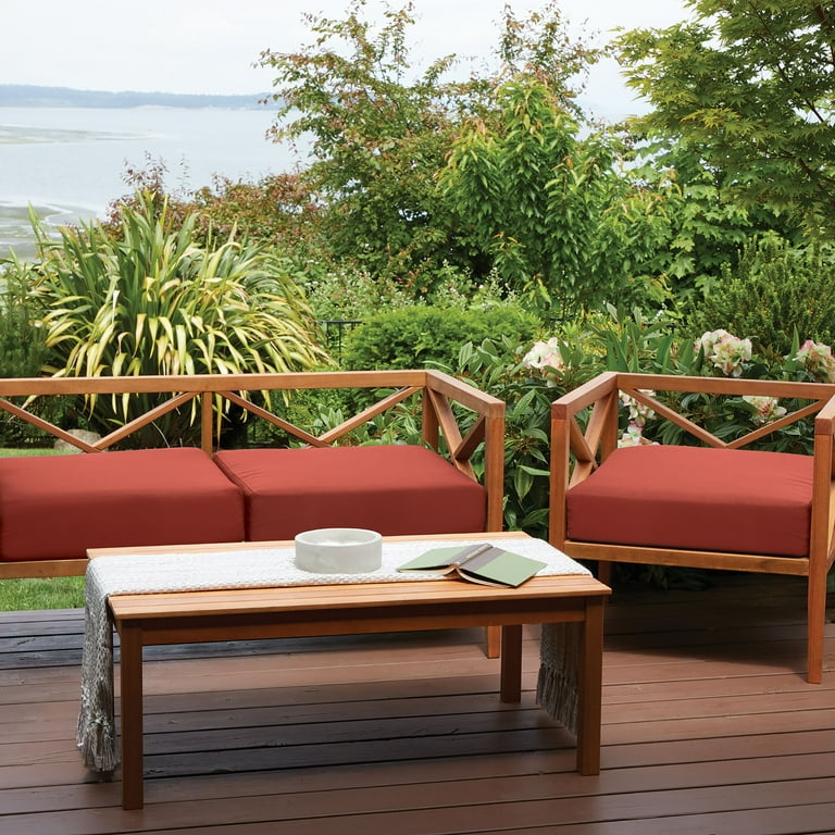 Classic Accessories Ravenna Square Patio Seat Cushion Slip Cover