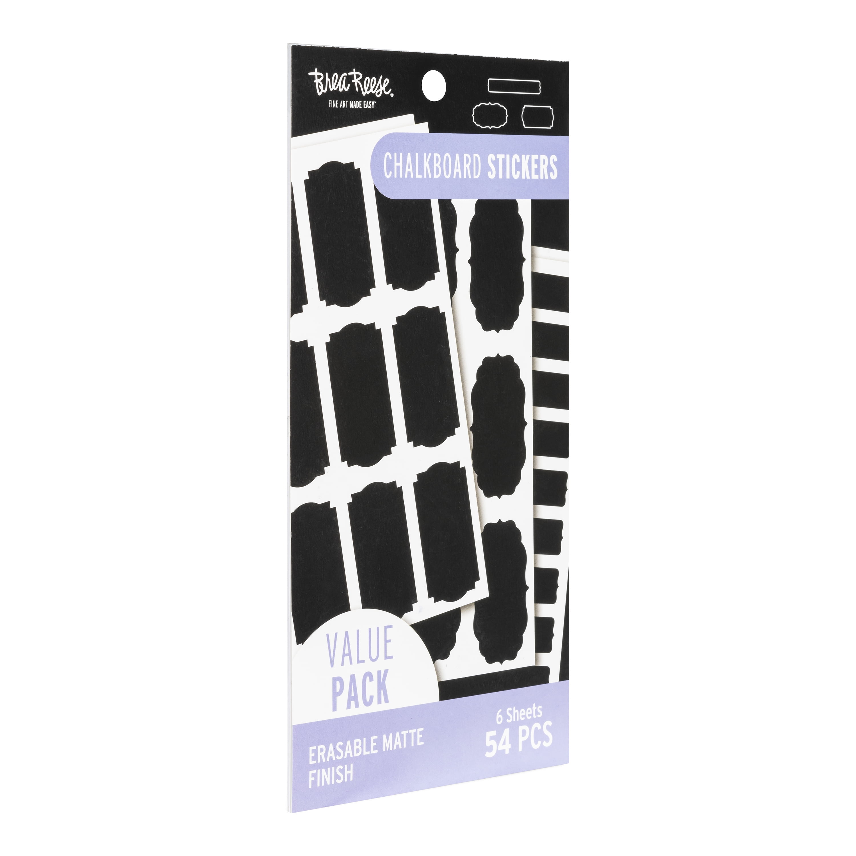 (2 pack) Brea Reese® Sticker Pack - Chalkboard Labels