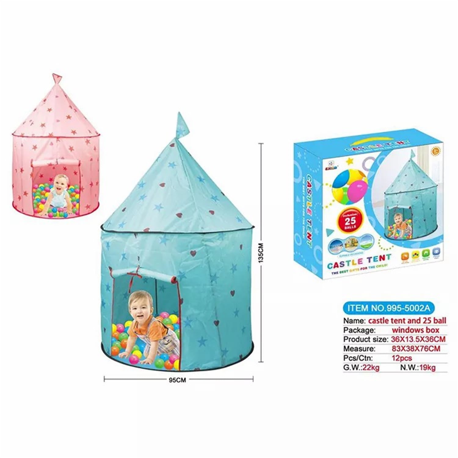 CIPACHO 52" Kids Play Tent for Girls Boys, Foldable Princess Tents Playhouse Flower Castle Teepee for Indoor Outdoor, Blue CIPACHO 52" Kids Play Tent for Girls Boys, Foldable Princess Tents Playhouse Flower Castle Teepee for Indoor Outdoor, Blue